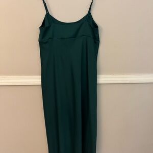 Teal Slip Dress